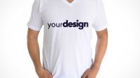 V Neck Mockup Free