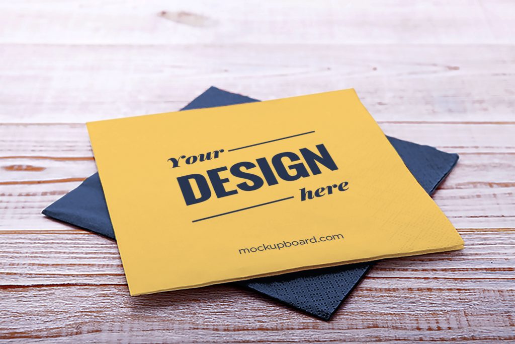 Napkin Mockup Free