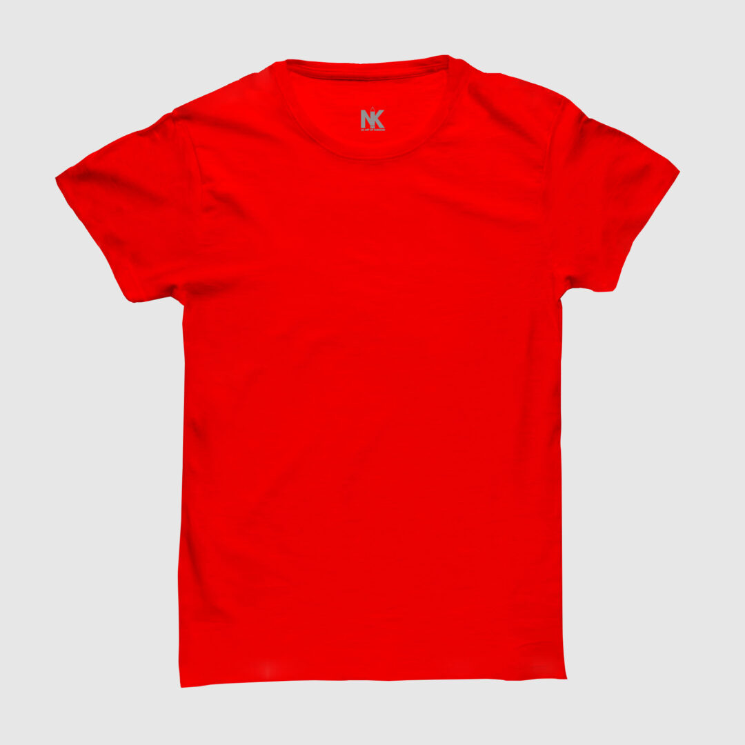 Red Tshirt Mockup Free