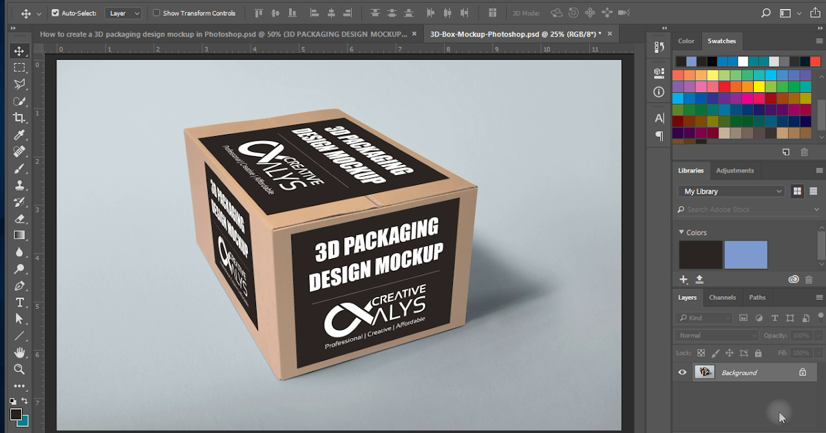 3d Packaging Mockup Free