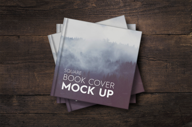 Square Book Cover Psd