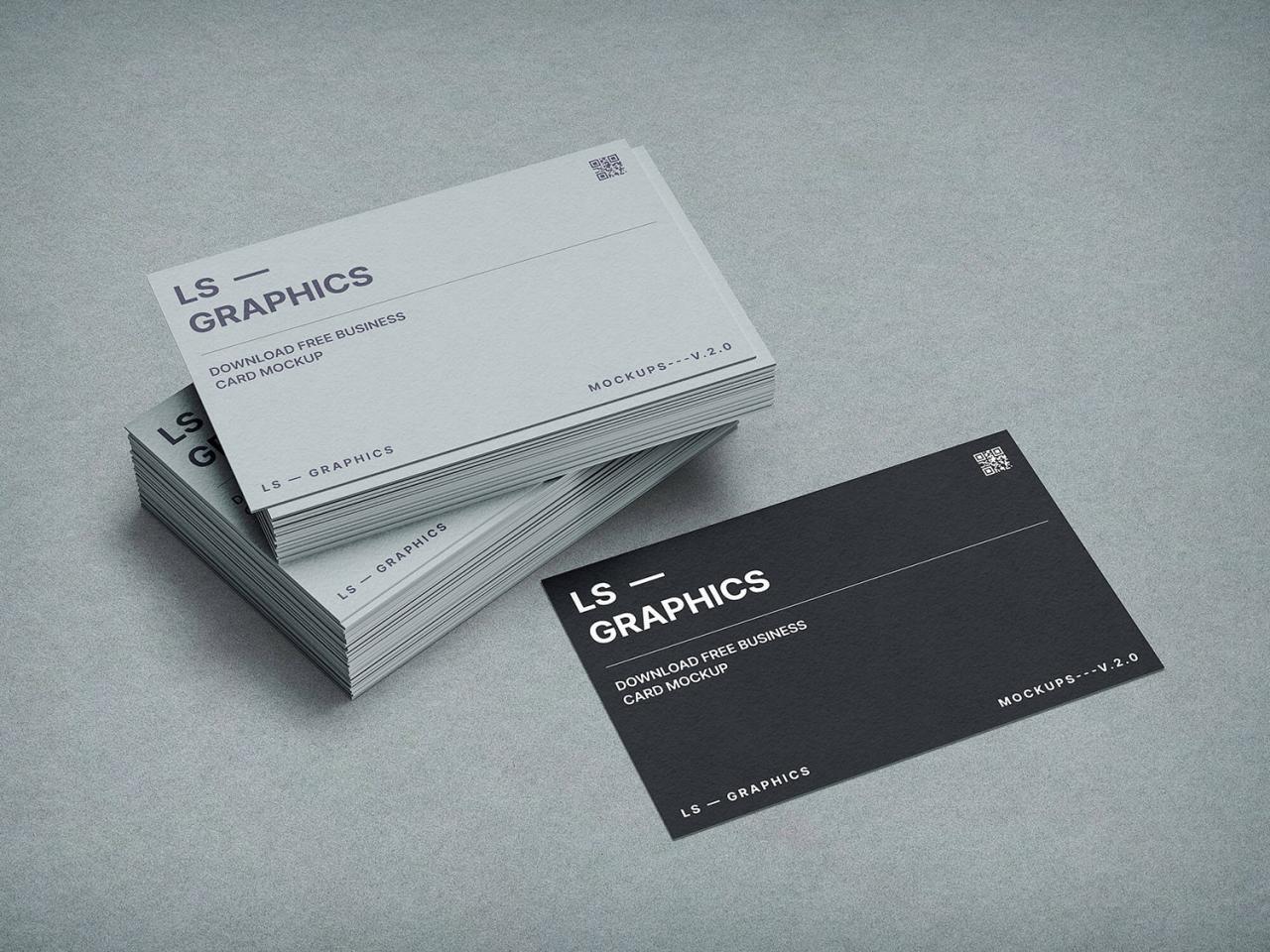 Business Card Mockup 3d Online Free