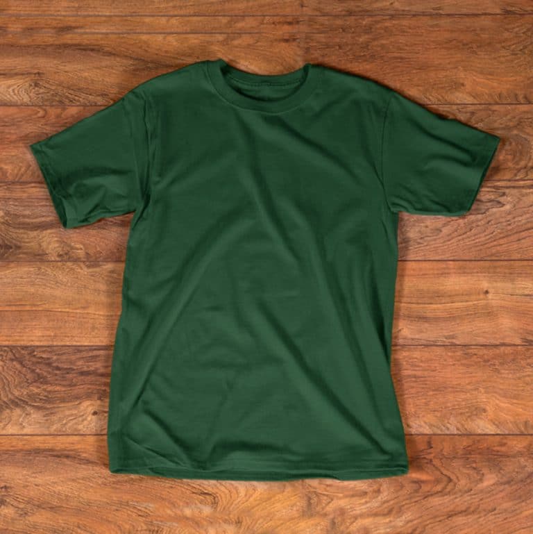 T Shirt Mockup Green