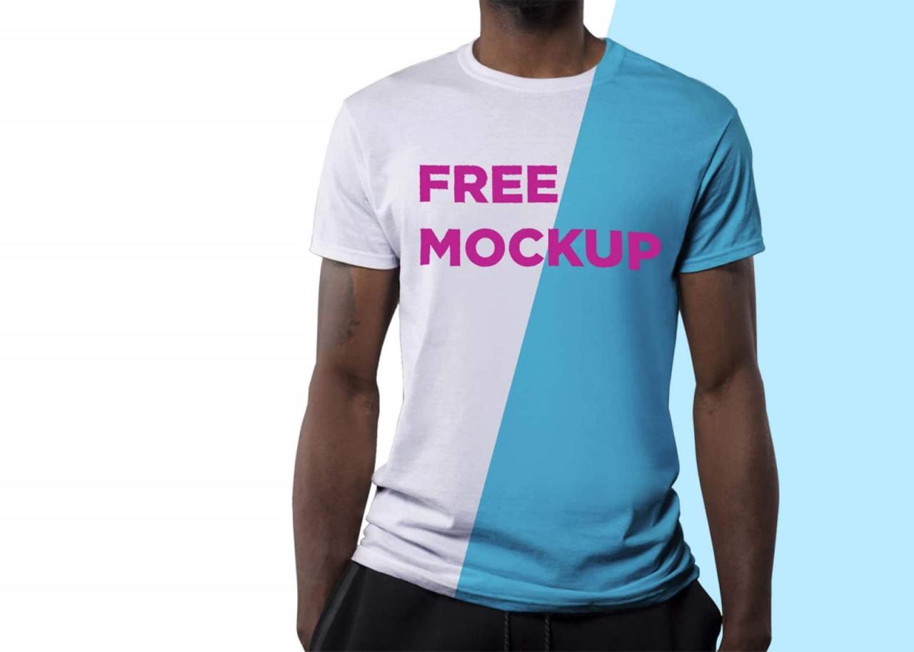 Mockup T Shirt 3 4