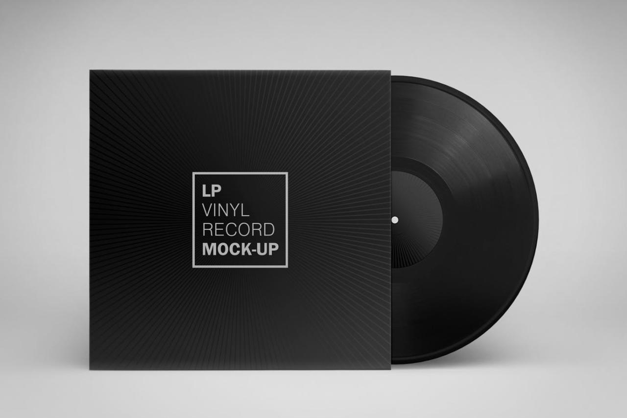 Vinyl Cover Mockup