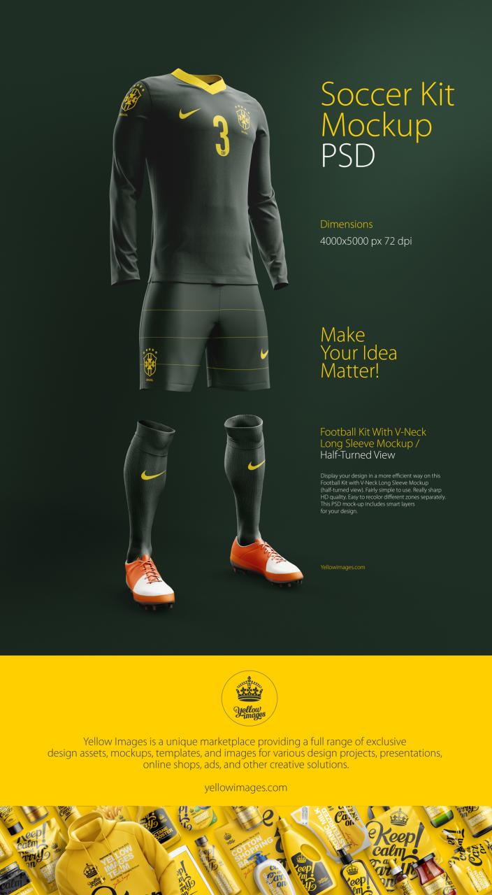 Football Kit Mockup Psd