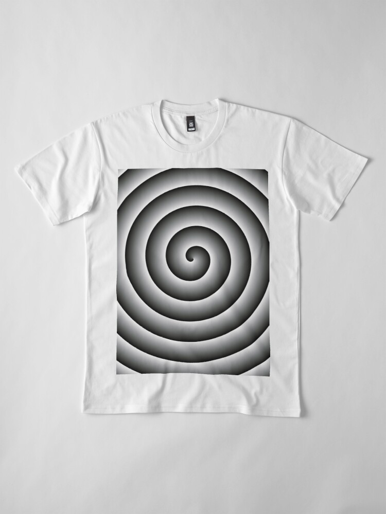 Spiral Mockup Design T Shirt