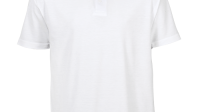 White Golf Shirt Template