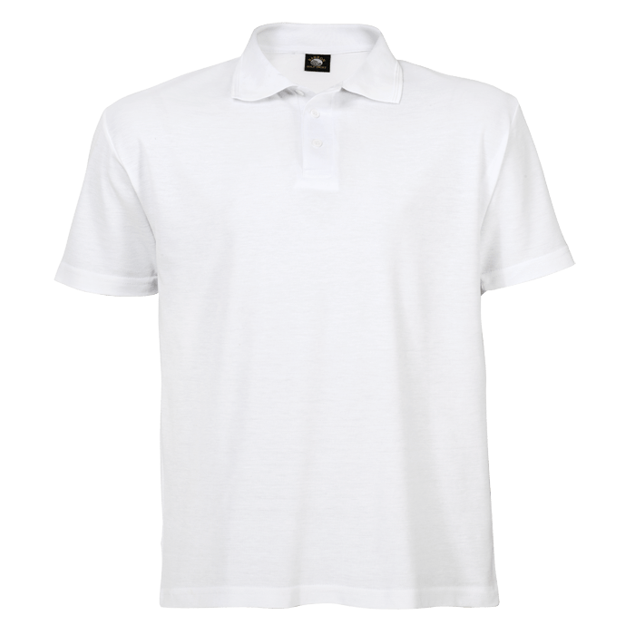 White Golf Shirt Template