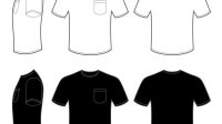 T Shirt Template With Pocket