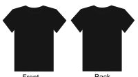 T Shirt Template Photoshop Front And Back