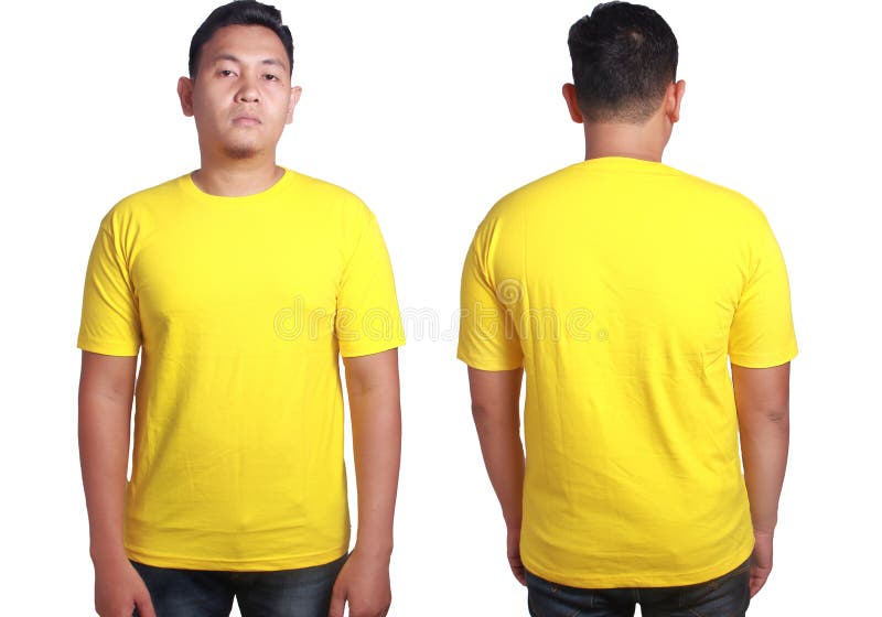 Yellow Shirt Mock Up