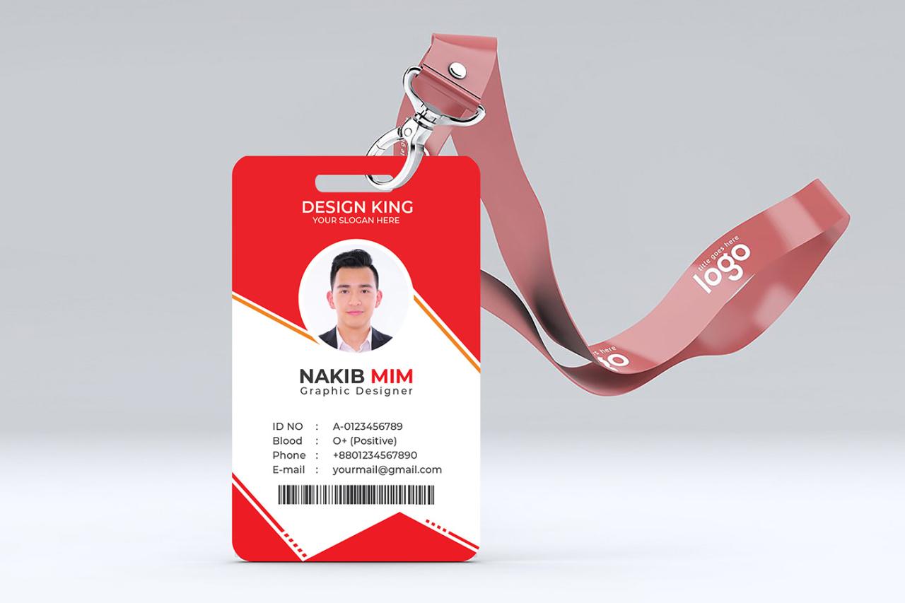 Id Card Mockup Online