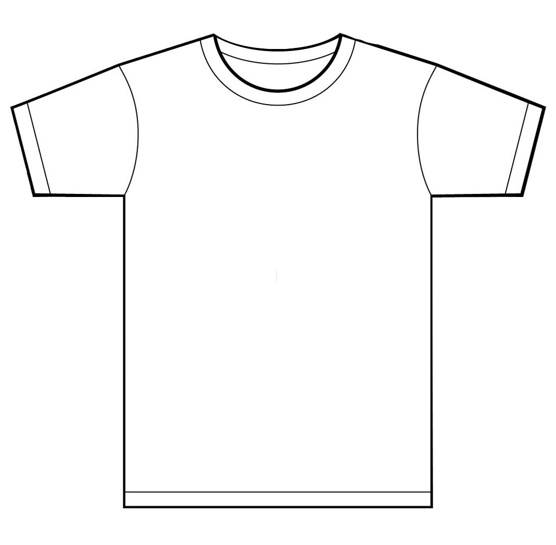 Tee Shirt Template For Kids