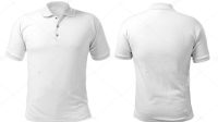 White Collar T Shirt Mockup