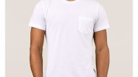 White Pocket Tee Mockup