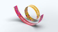 Pizza Wristband Mockup