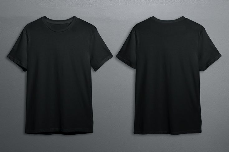 Plain Black Shirt Mockup