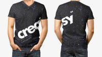 T Shirt Mockup Black