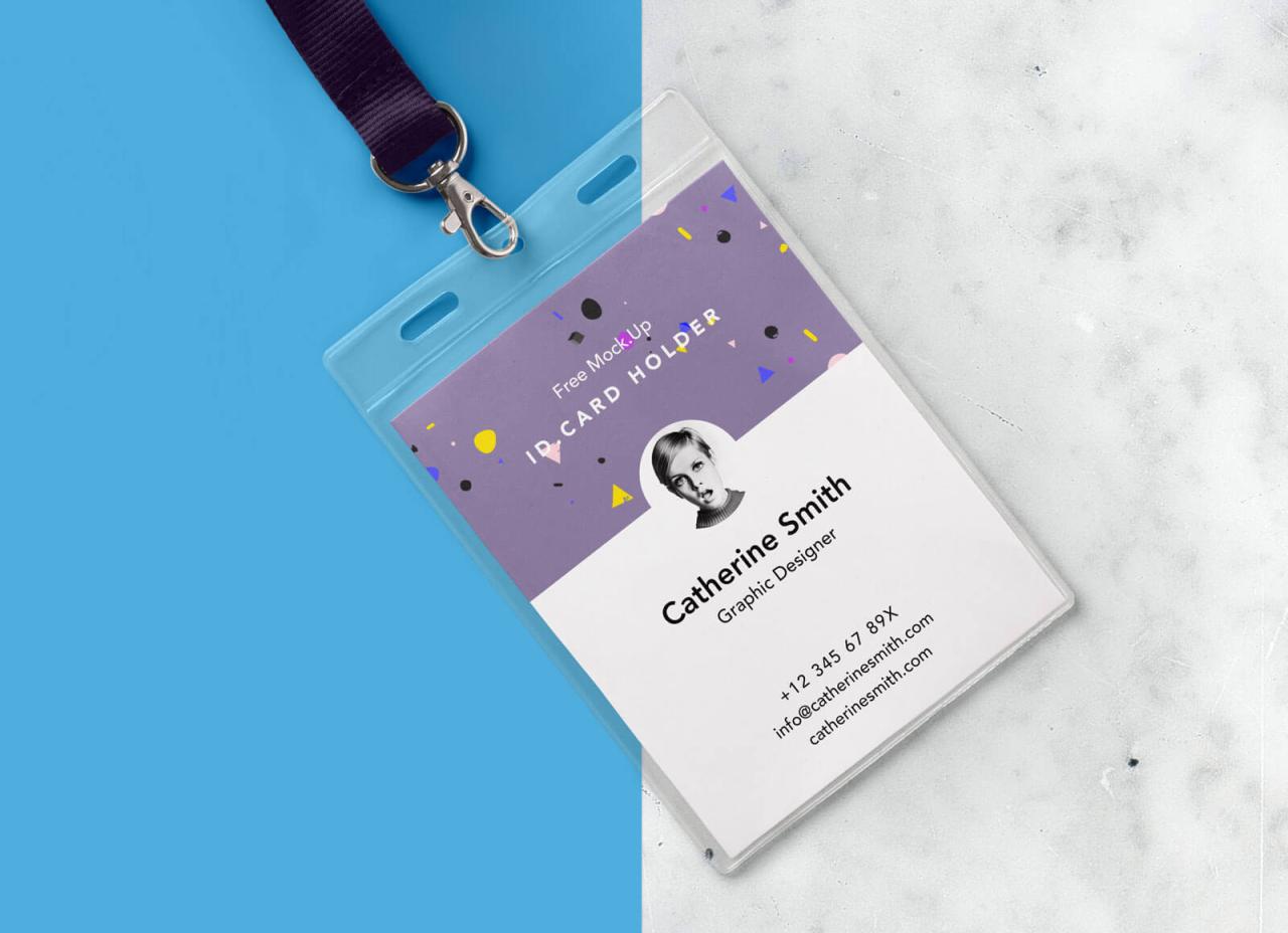 Identity Id Mockup Psd