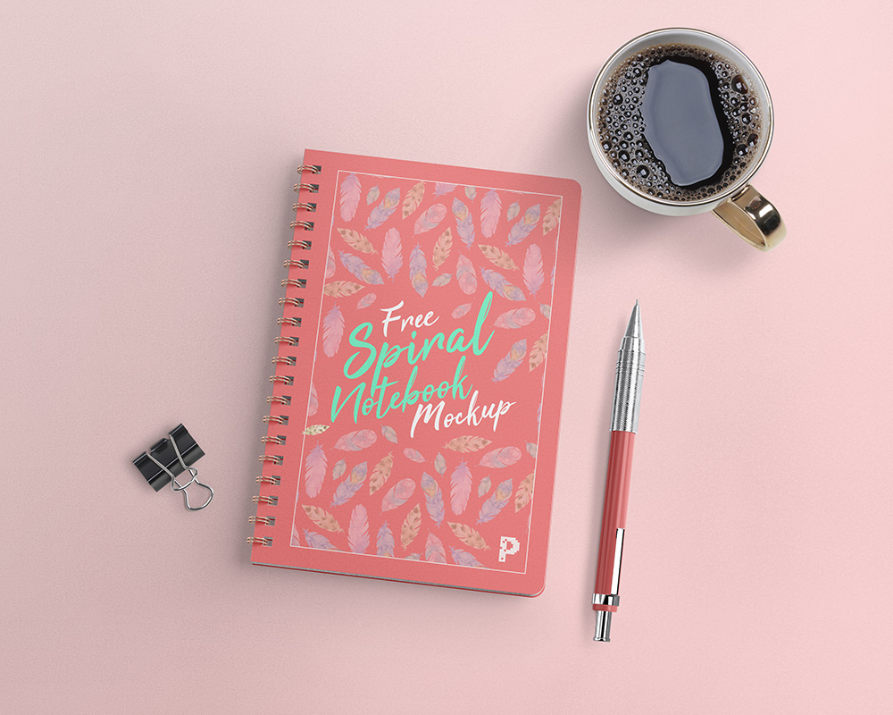 Free Mockup Notebook