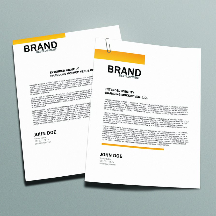 Letterhead Mock Up