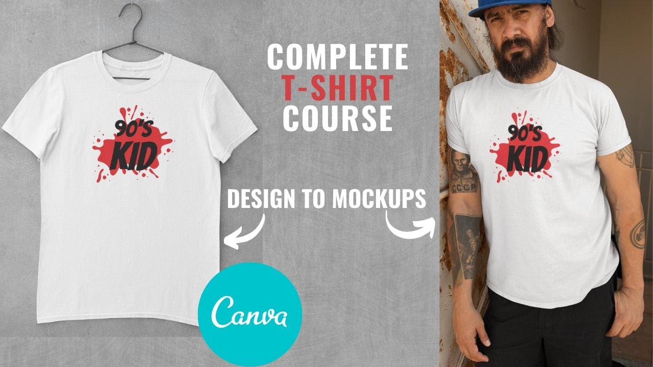 T Shirt Mockup For Canva