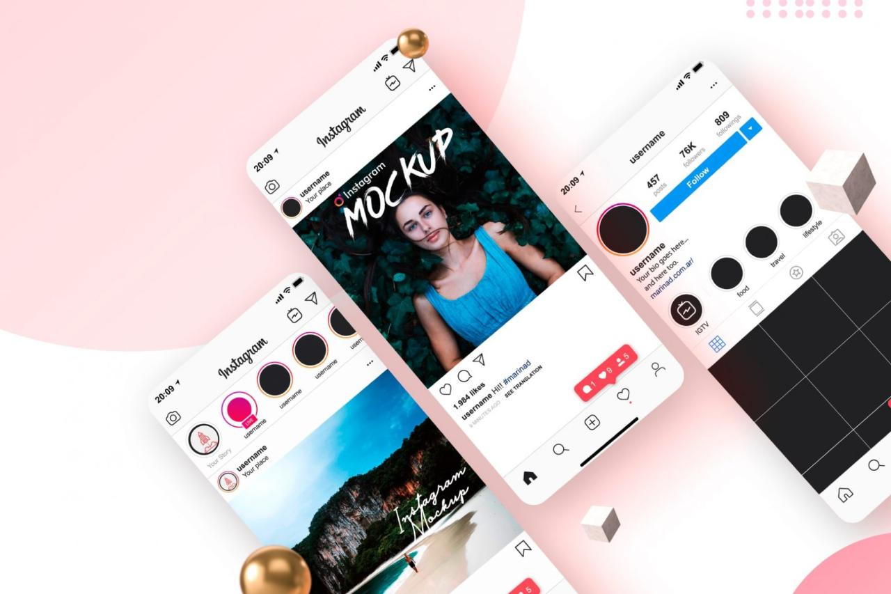 Mockup Instagram Free