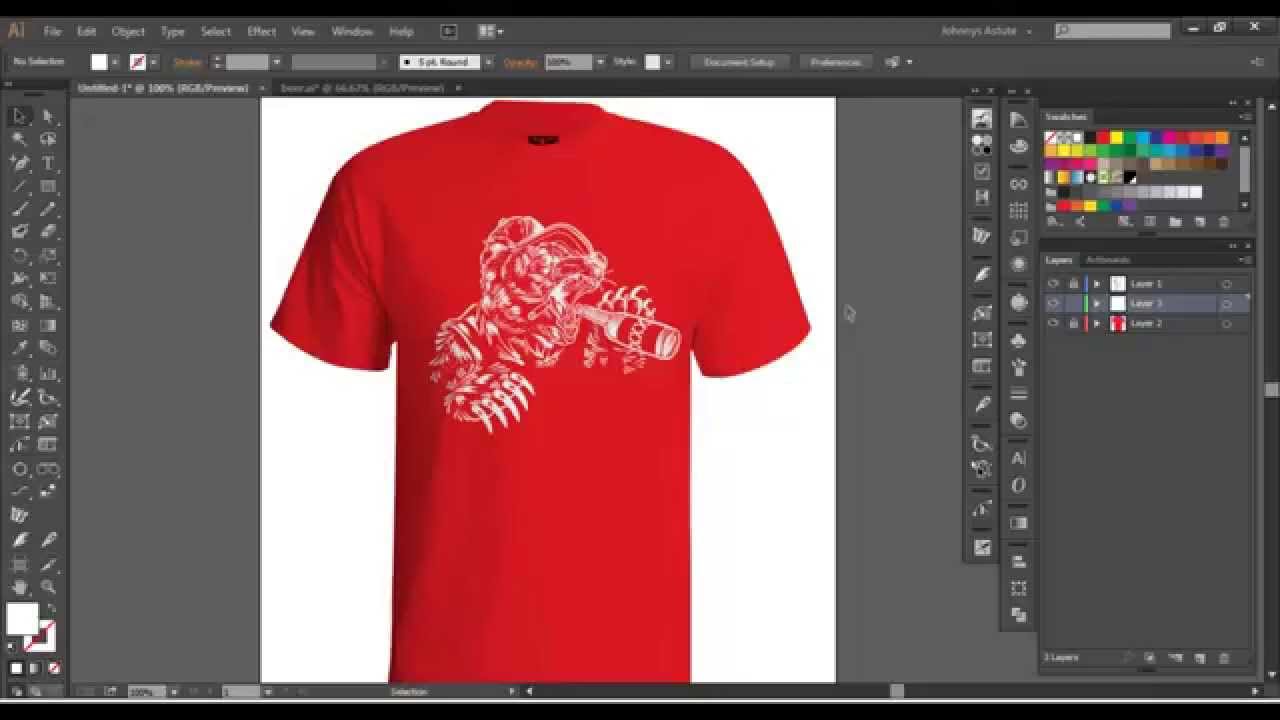 How To Make T Shirt Mockups In Illustrator