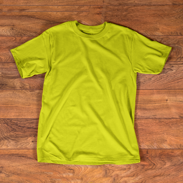 Yellow T Shirt Mockup Free