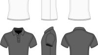 White Polo Shirt Layout