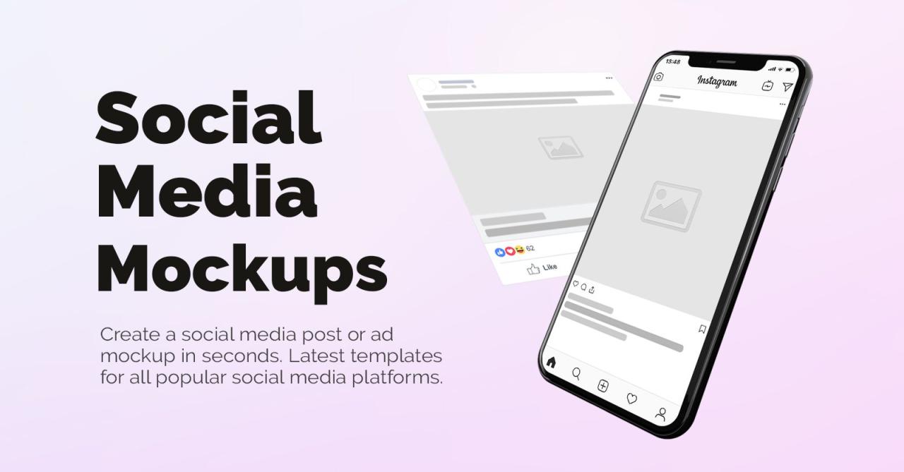 Social Media Ad Mockup