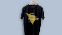 T Shirt Mockup With Hanger