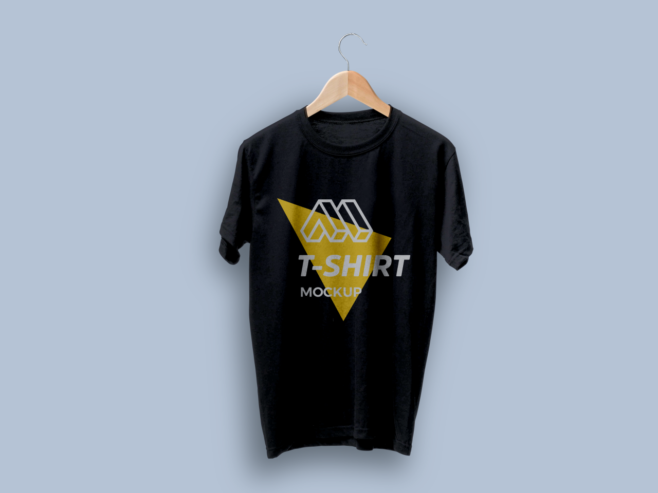 T Shirt Mockup With Hanger