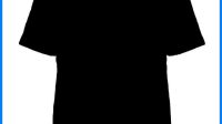 Black Tee Shirt Template