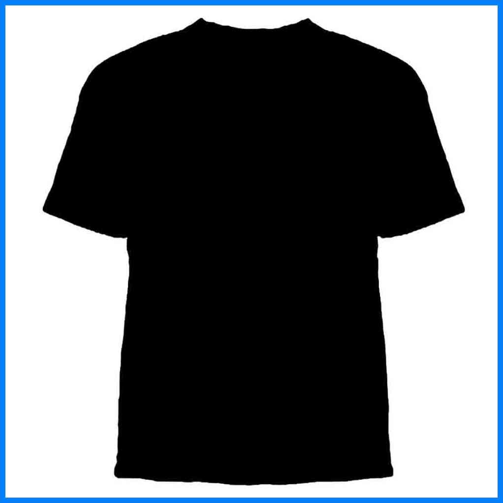 Black Tee Shirt Template