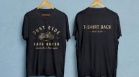 Front And Back Tshirt Mockup Free