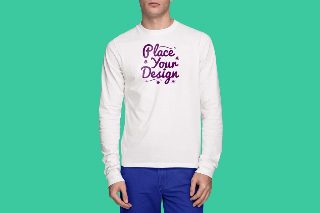 Long Sleeve Shirt Mockup Free