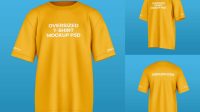 Oversized T Shirt Mockup Psd Free