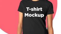 Women's T Shirt Mockup Psd Free