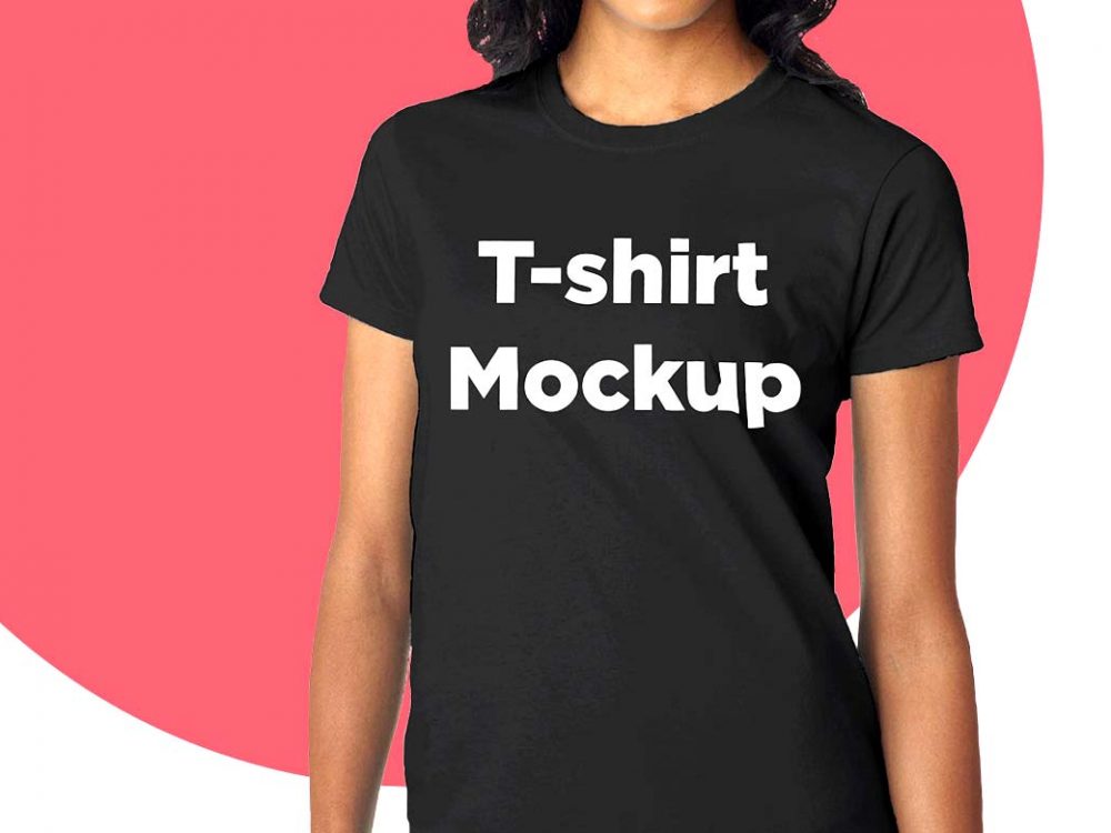 Women's T Shirt Mockup Psd Free