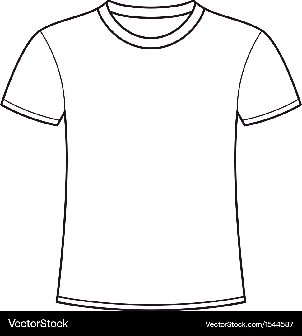 Blank White T Shirt Template