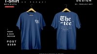 T Free Tshirt Mockup Front And Back