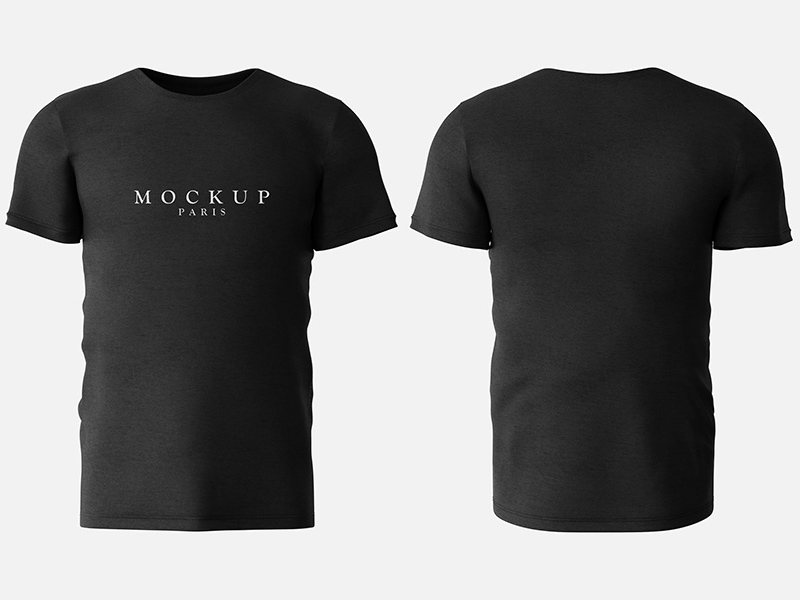 Mockup Shirt Front And Back