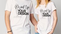 Mockup Couple T Shirt