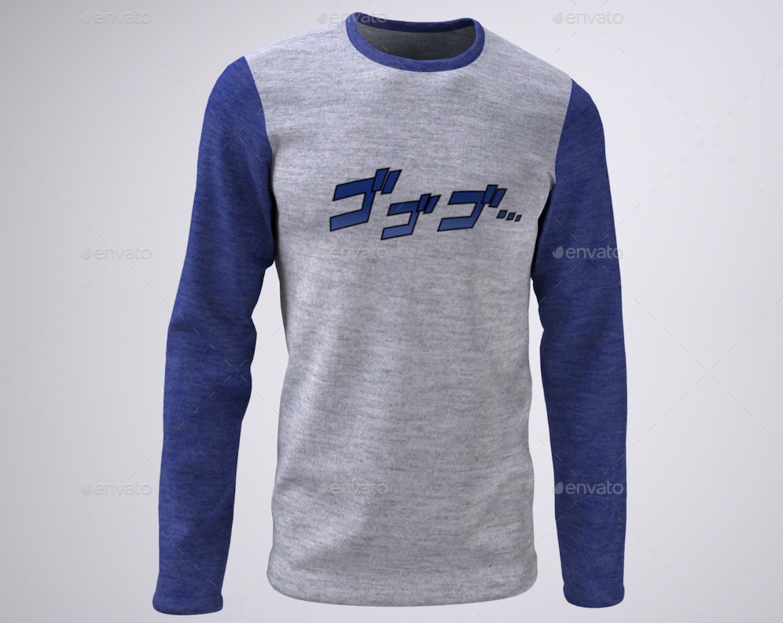 Long Sleeve Shirt Mock Up