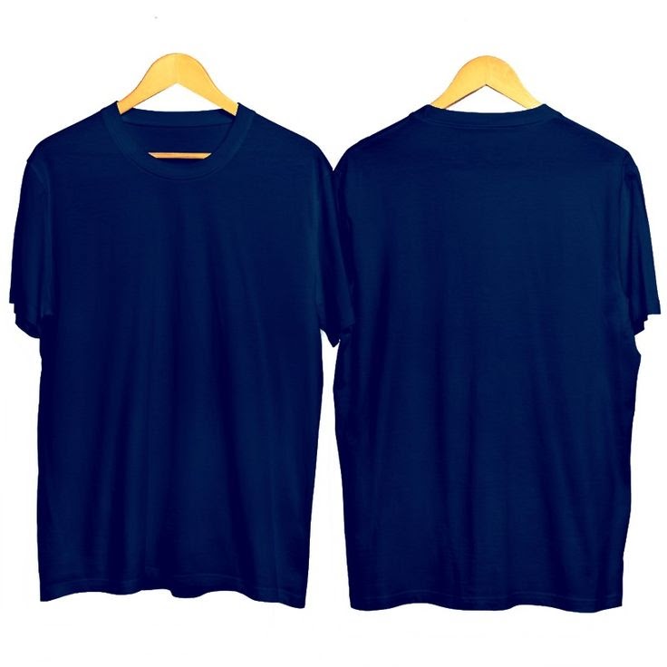 Mockup Kaos Navy