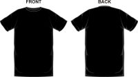 Black T Shirt Design Template